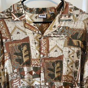 Pull&Bear Camp Collar Shirt